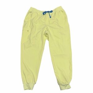 Figs Women’s HW Zamora Jogger Scrub Pants | Light Yellow | Size 3XL/T